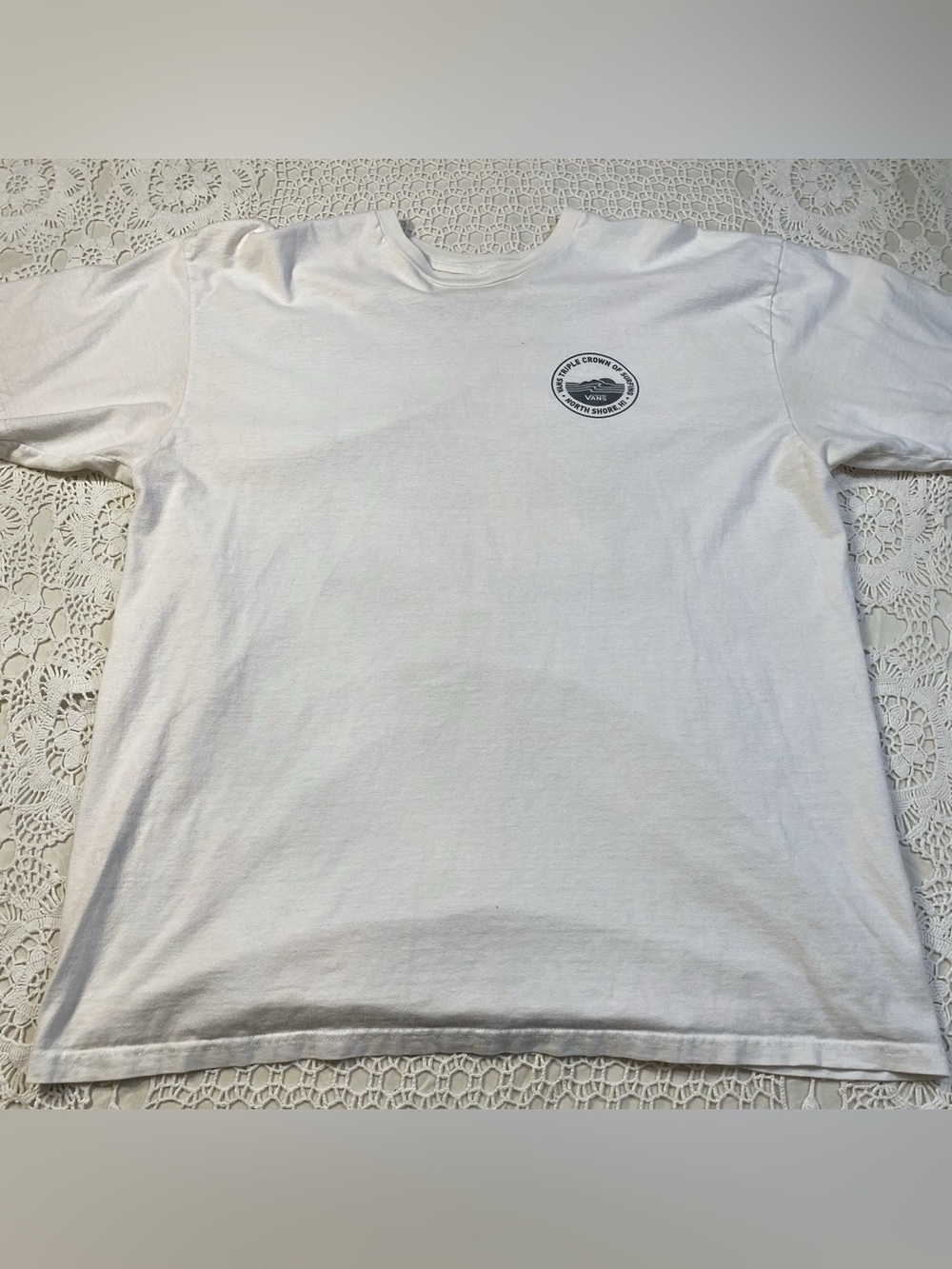 2018 Vans Men XL Triple Crown of Surfing North Shore Hawaii Short Sleeve T-Shirt